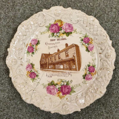 101298 Plate - New Delaval Coop Society Jubilee Souvenir 1912 £20